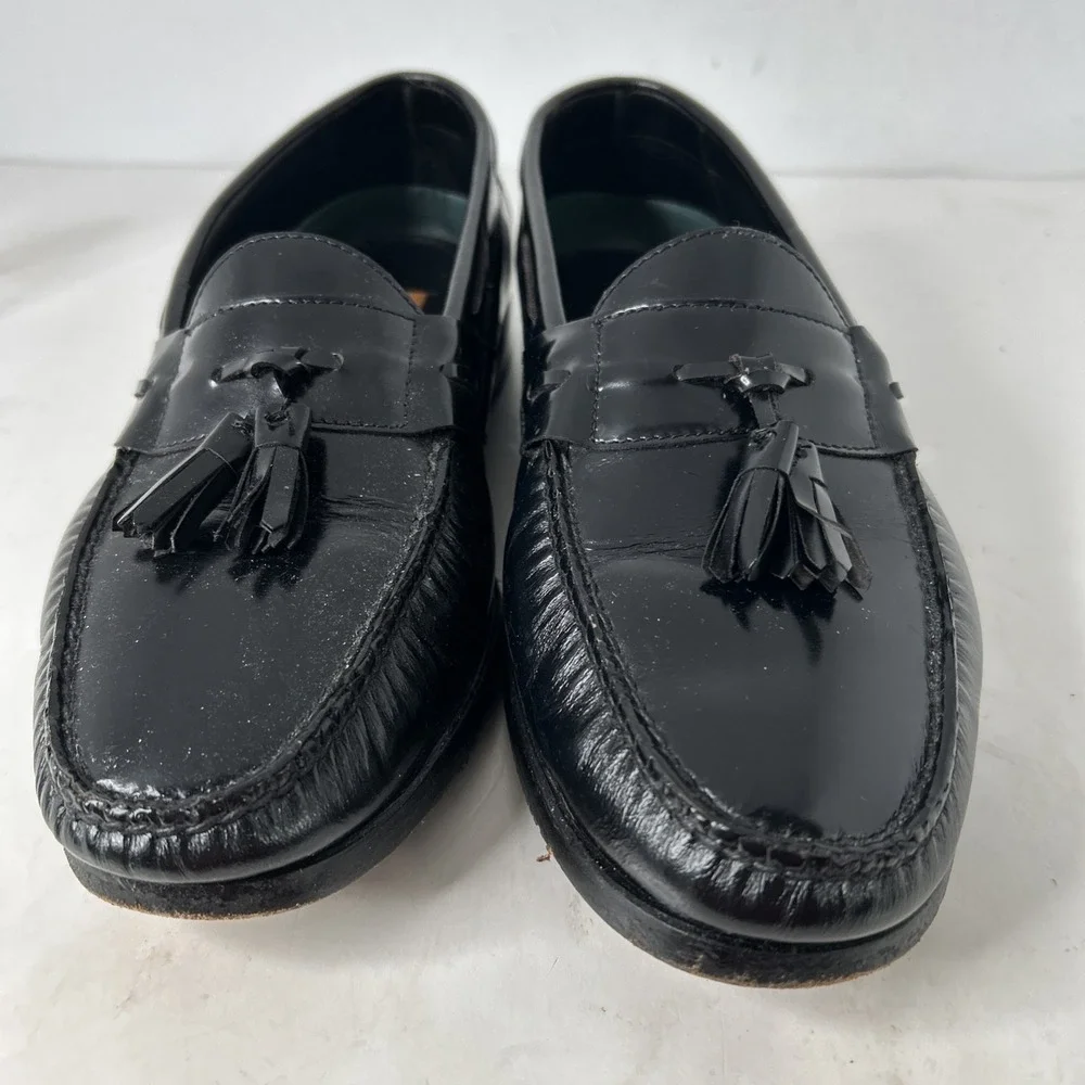 Florsheim‎ Mens Dress Shoes Brown/Black Leather Loafers Tassel Size 11
